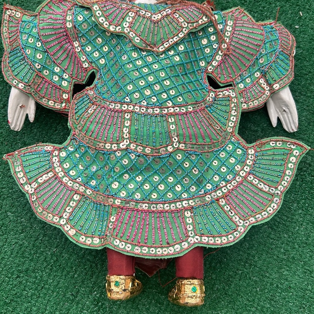 Vintage Balinese Wooden Marionette String Puppet - Picture 5 of 5